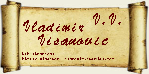Vladimir Višanović vizit kartica